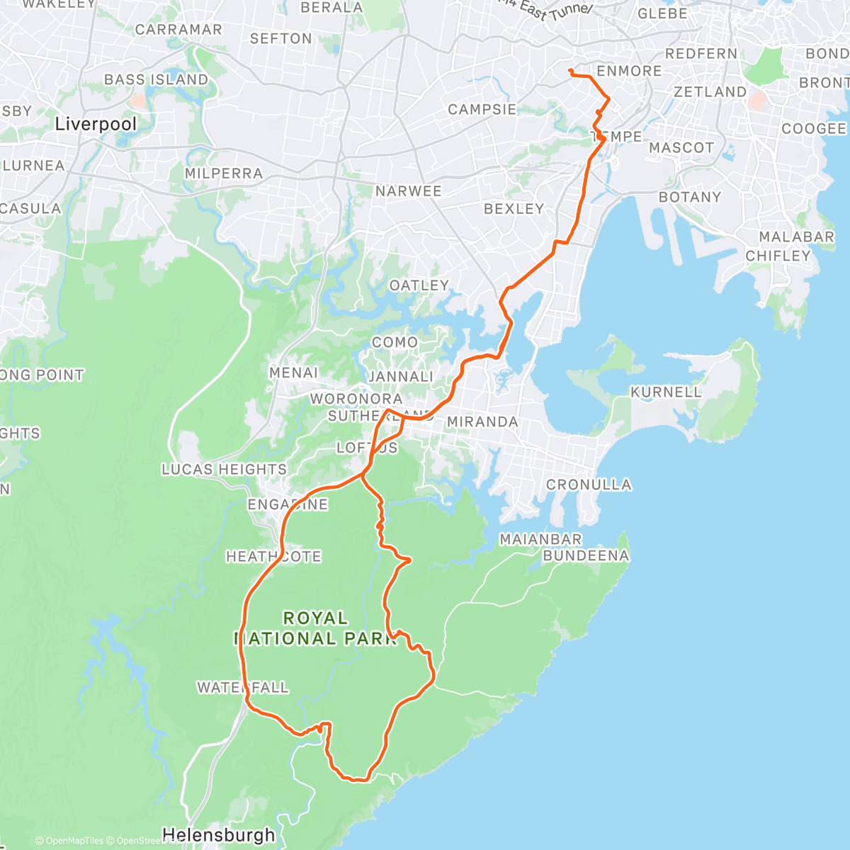 Map of the activity, Heart full, bidons fuller