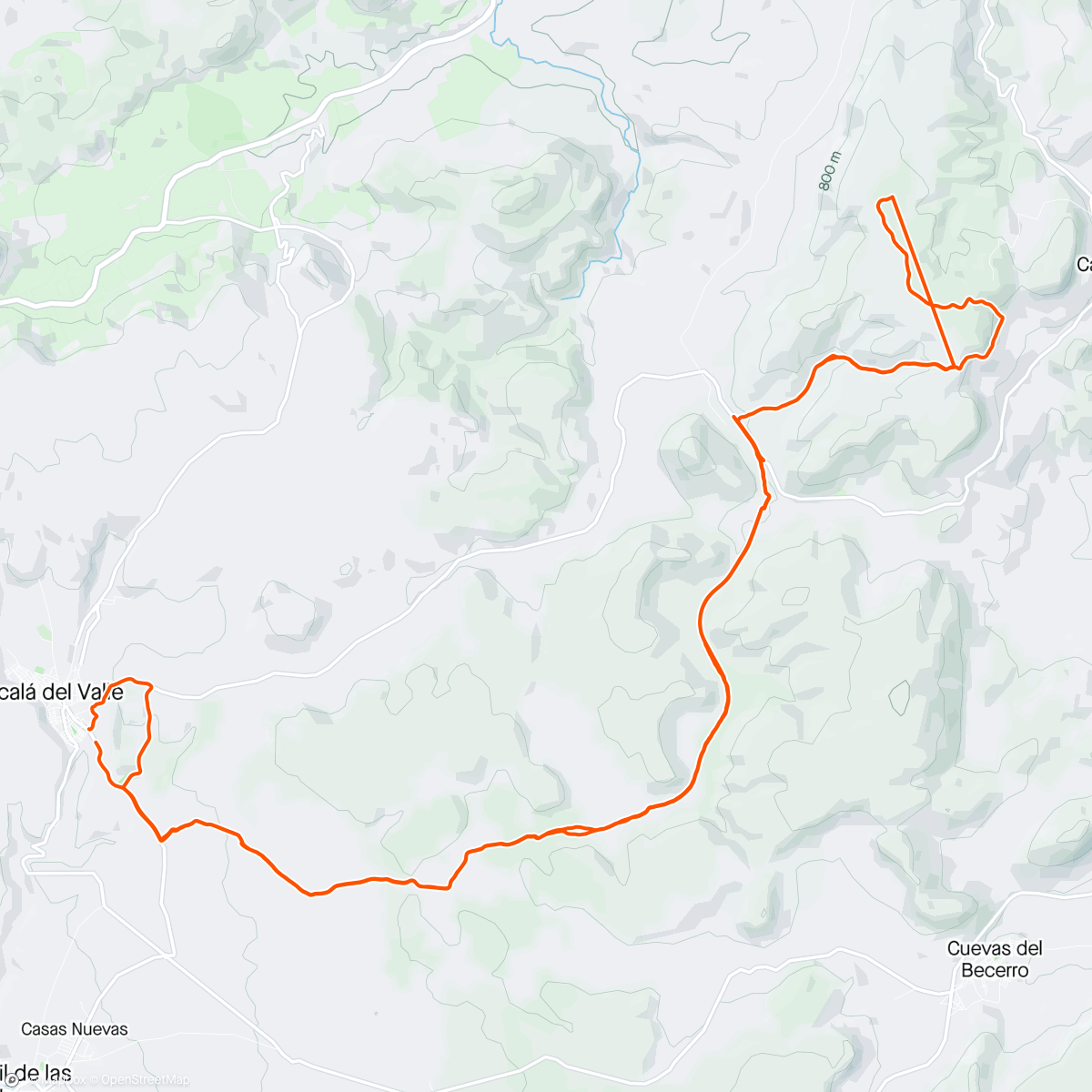 Map of the activity, Cachanbike E-bike Focus