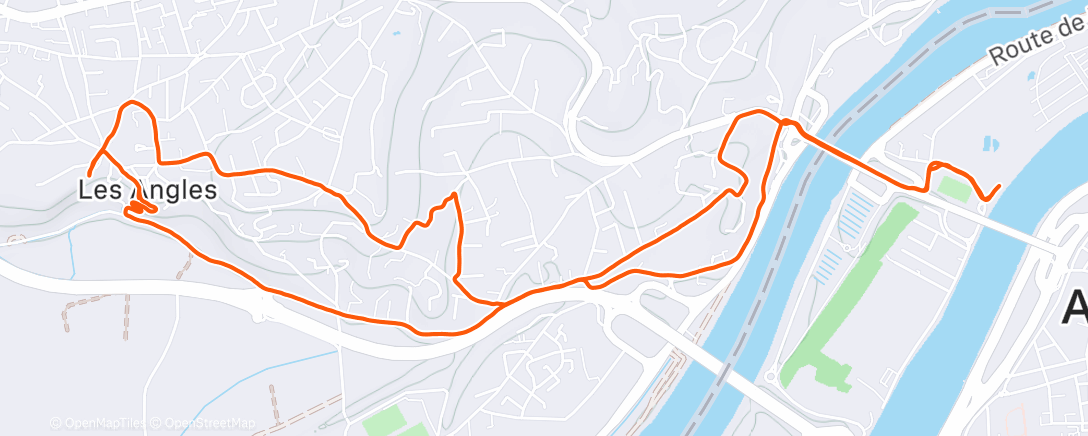 Map of the activity, La der 2025 avec beerunning