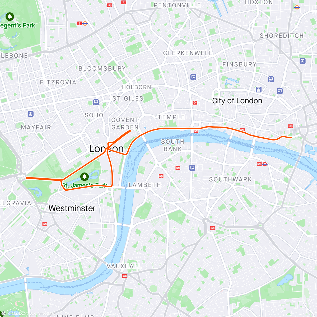 Map of the activity, Zwift - Race: SZR After Work Party (A) on Classique in London