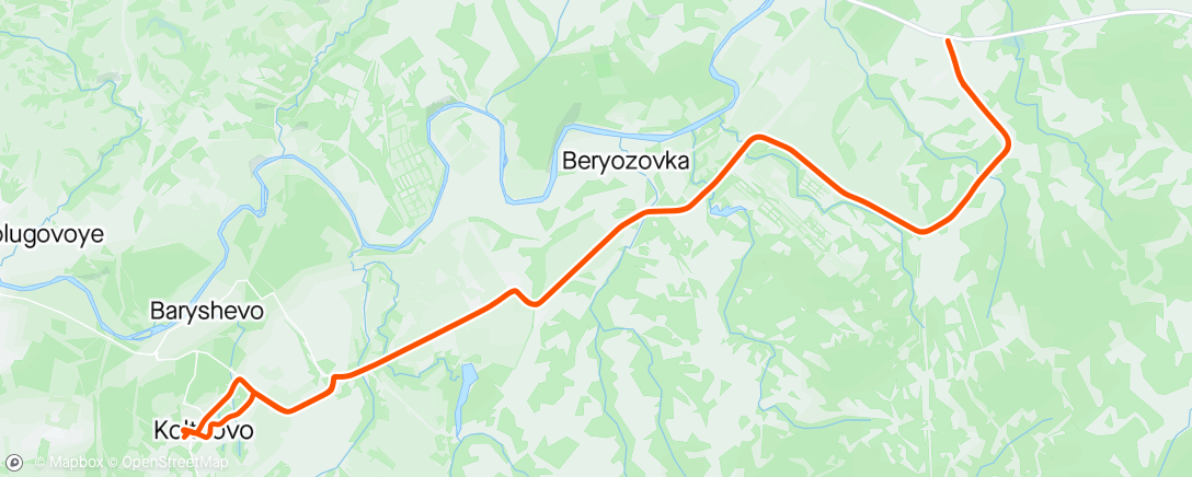 Map of the activity, Приуныл