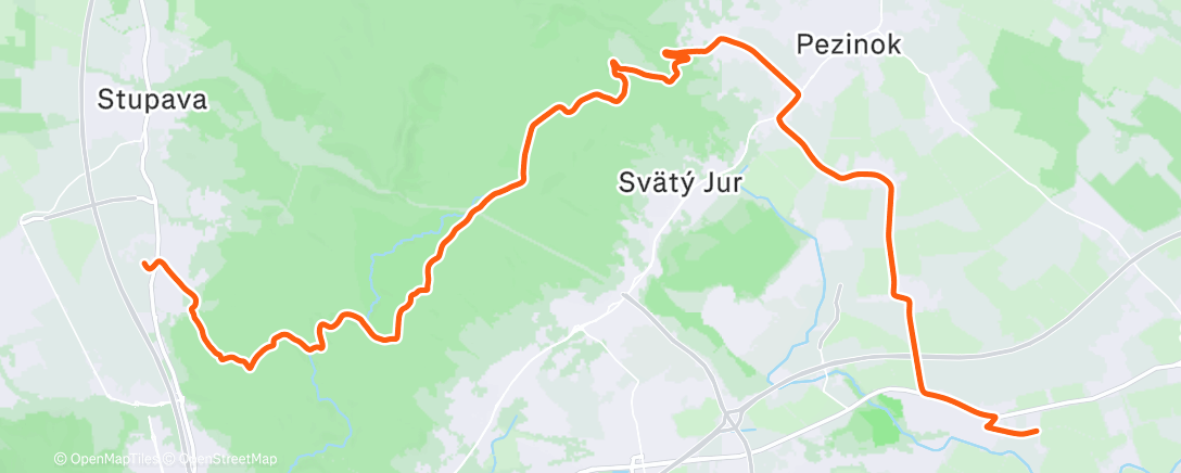 Map of the activity, 2025: BK 73 🌫️ do roboty