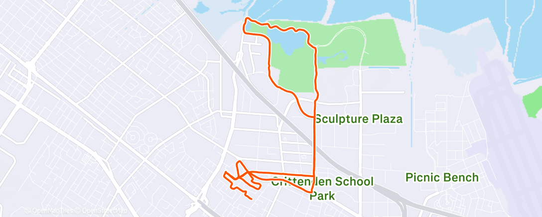 Mapa da atividade, Morning Run