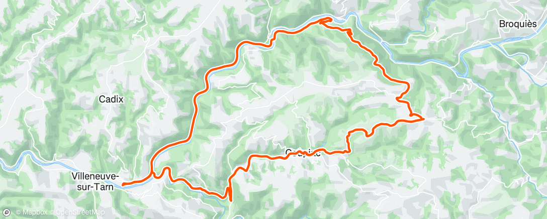 Carte de l'activité
