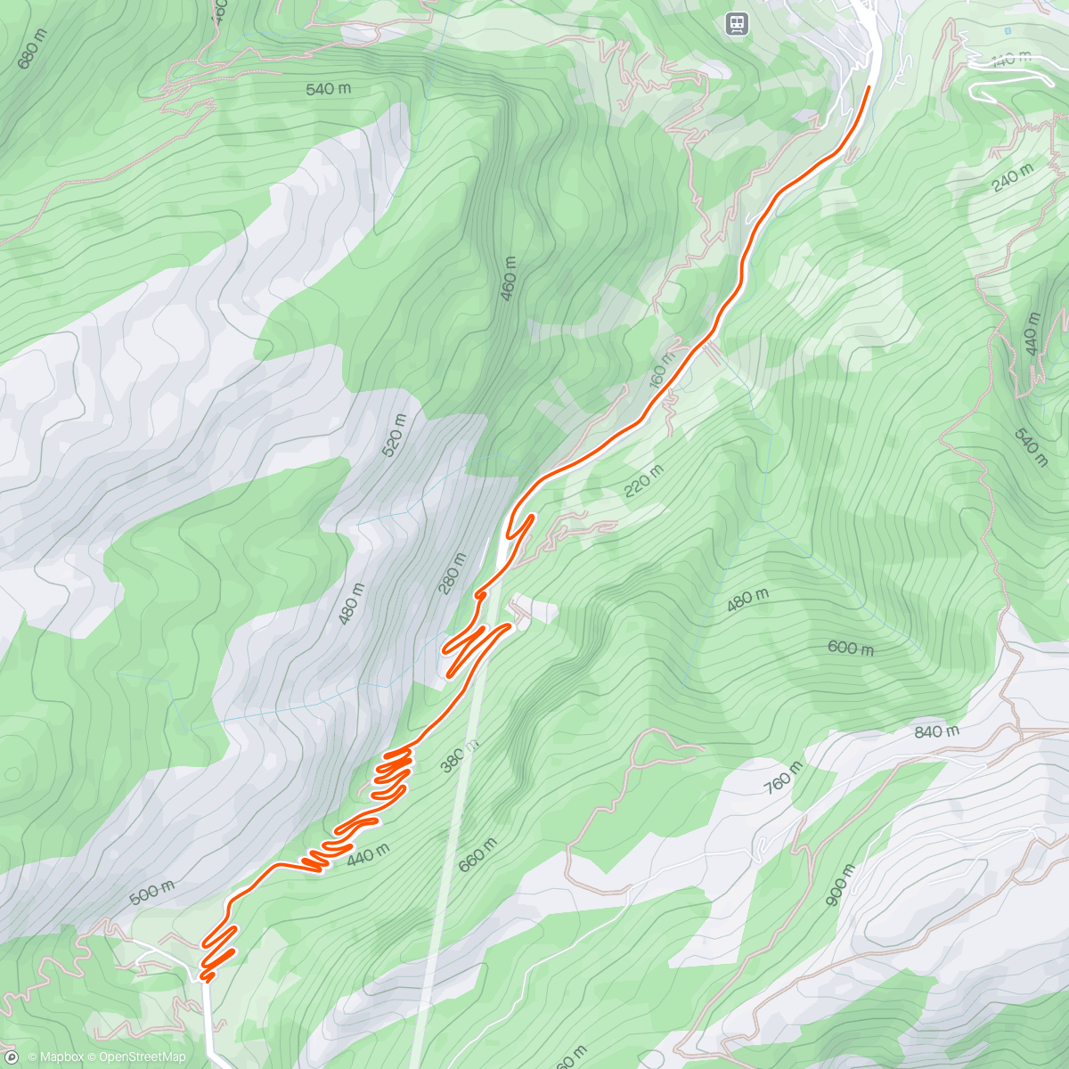 Mapa da atividade, ROUVY - Coll de Soller (North)