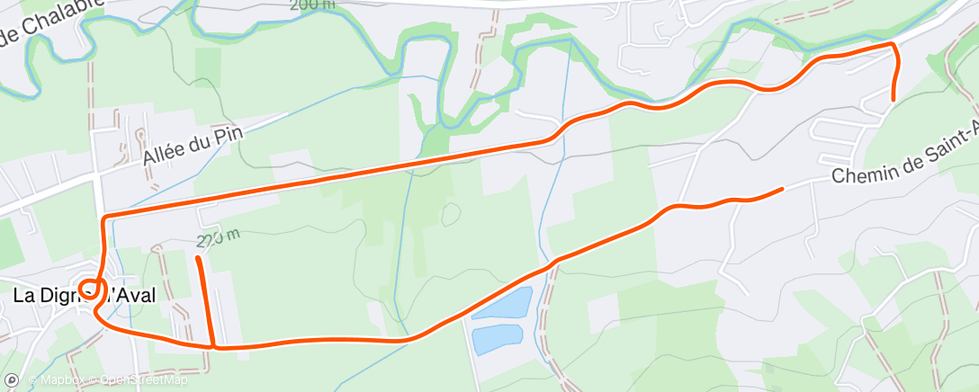 Map of the activity, Morning Ride
