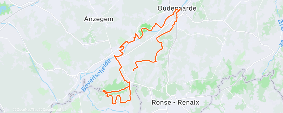 Map of the activity, Papa Museeuw  & Johan! 🦁