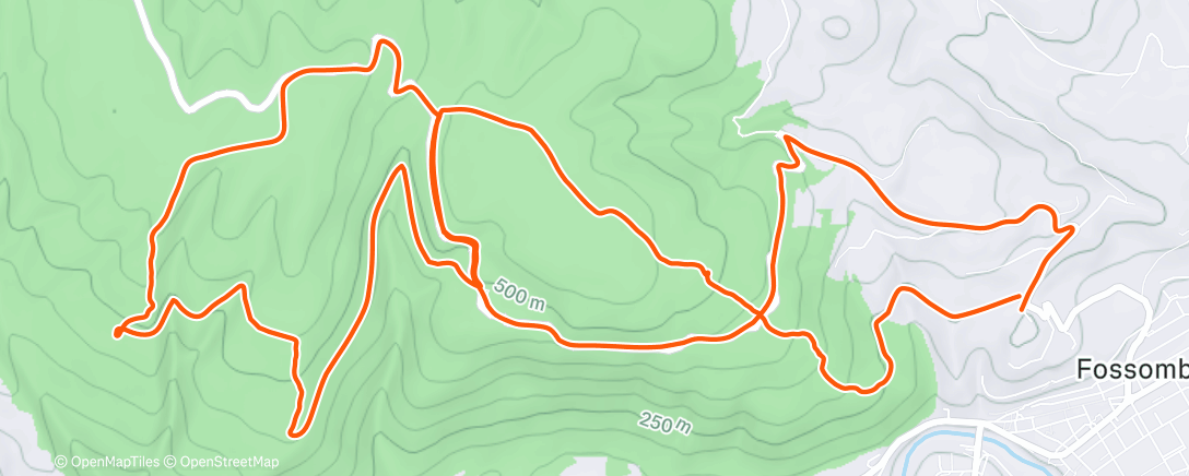 Карта физической активности (Morning Ride)