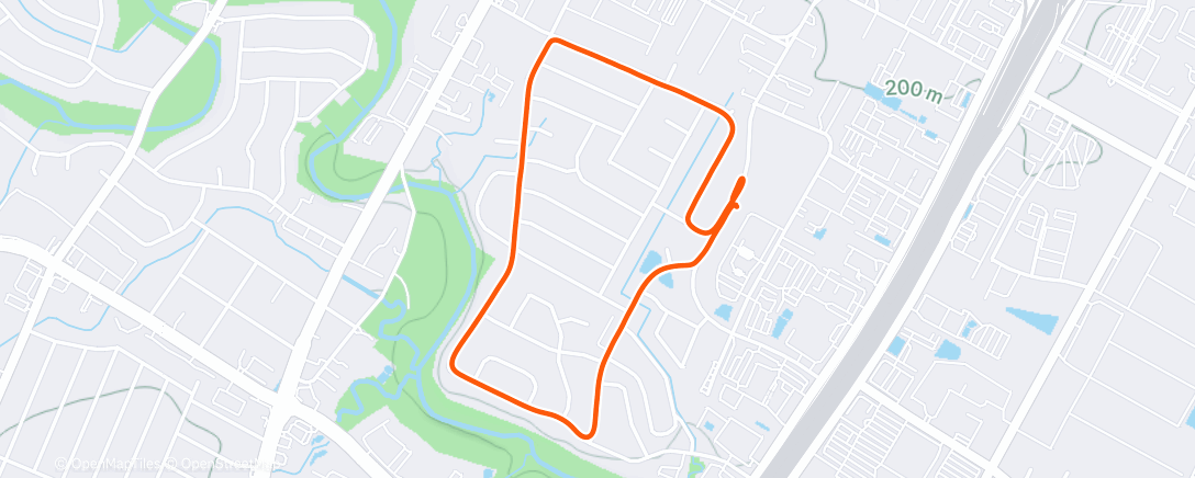 Map of the activity, Morning Ride