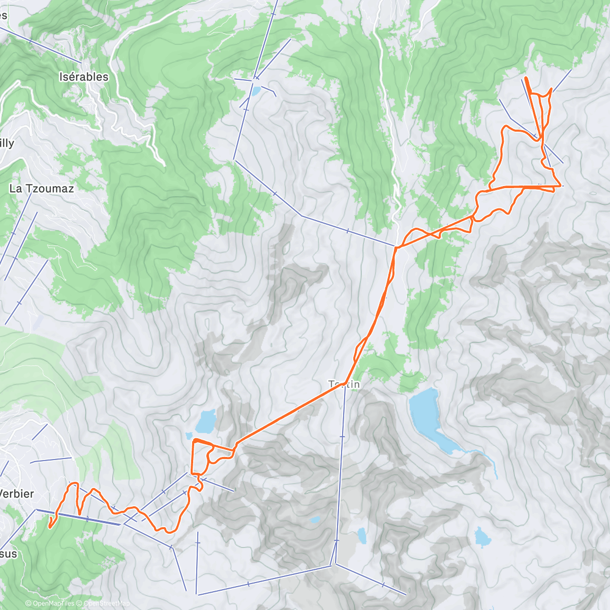 Map of the activity, Day 2 & skies are still blueee 💙😍