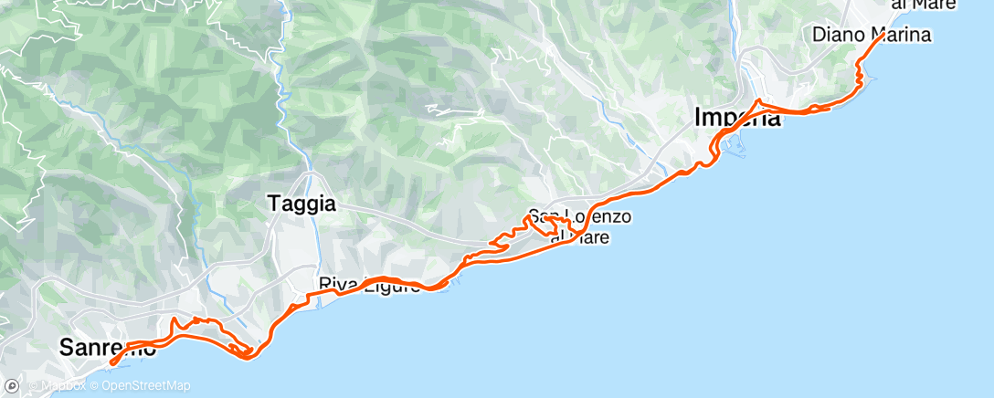 Map of the activity, Morning Ride