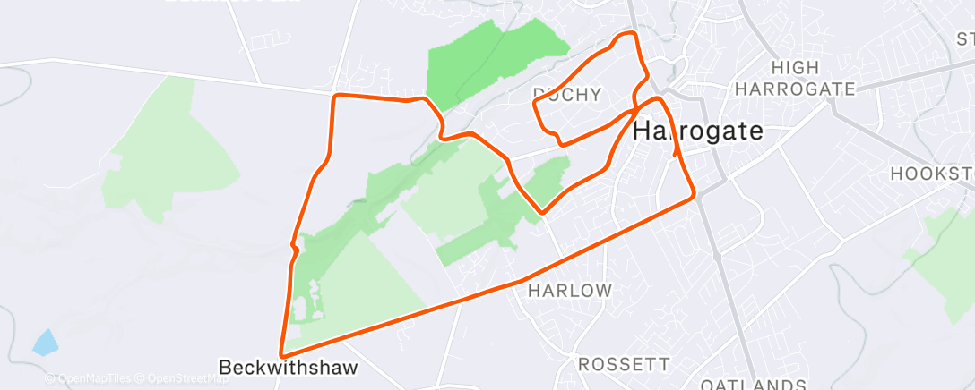 Map of the activity, Zwift - Group Ride: Standard - Stage 3 - Tour de Zwift on Yorkshire Double Loop in Yorkshire