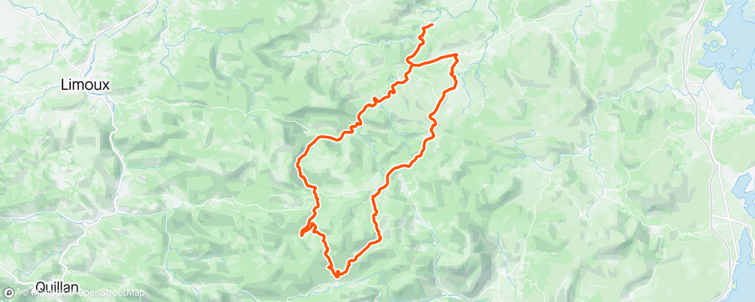 Карта физической активности (Rallye des cathares a ribaute)