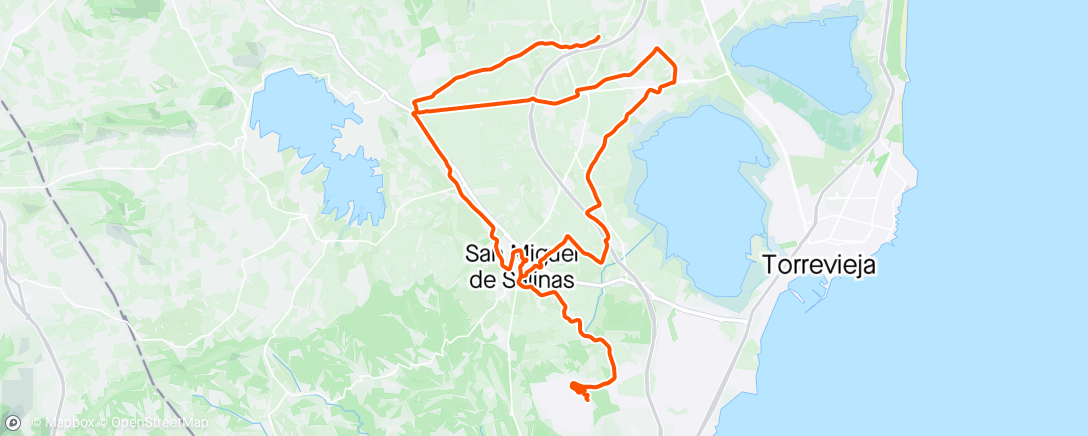 Map of the activity, Morning Ride in the heat 28*c       W/Di