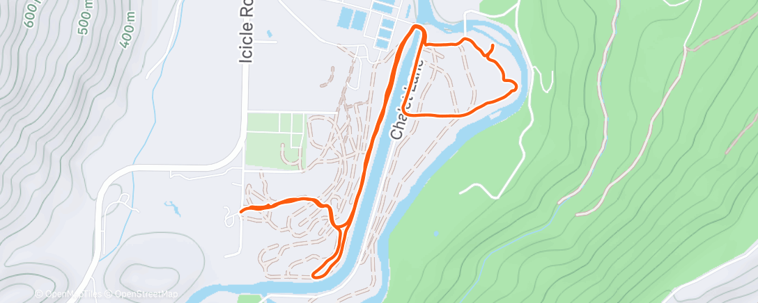 Map of the activity, Oh pretty good