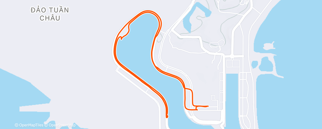 Map of the activity, Afternoon Walk