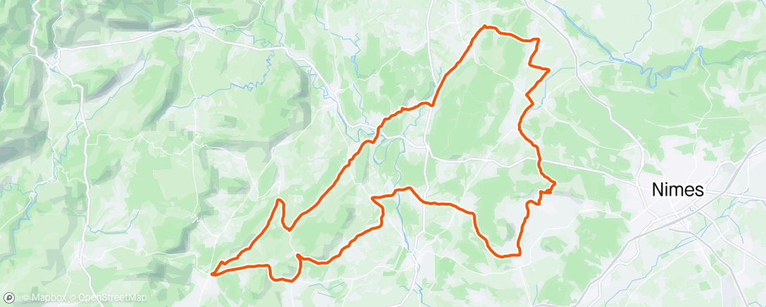 Map of the activity, Sortie du jeudi