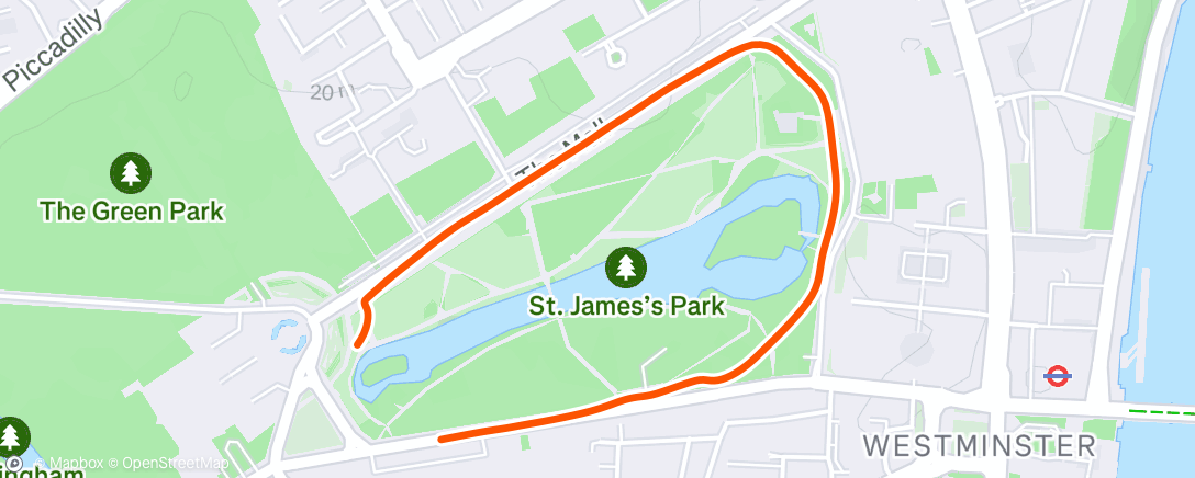 Map of the activity, Morning Run. First run in 2 years 🤢 and my knee didn’t feel to bad.