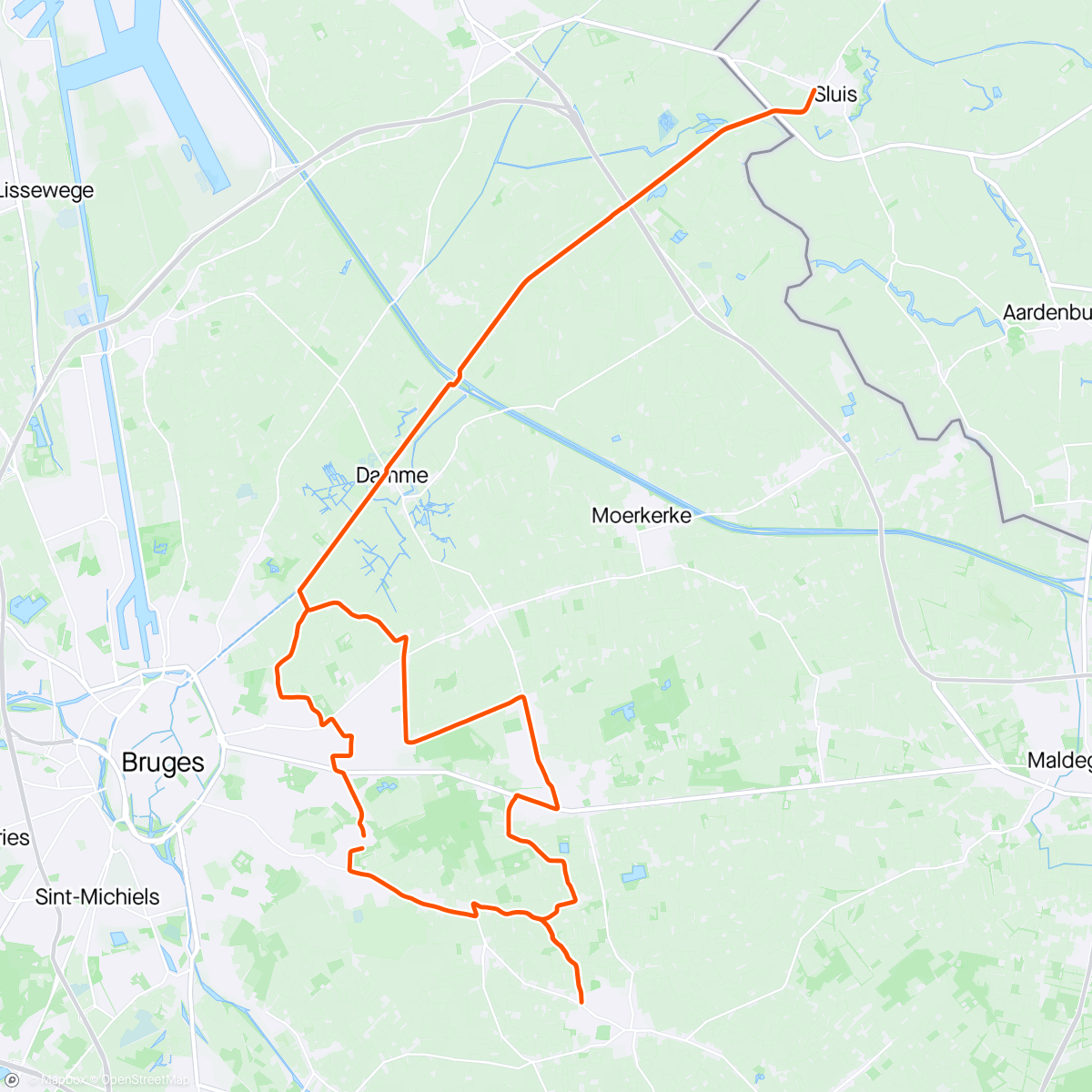 Map of the activity, Eerste rit van de joare