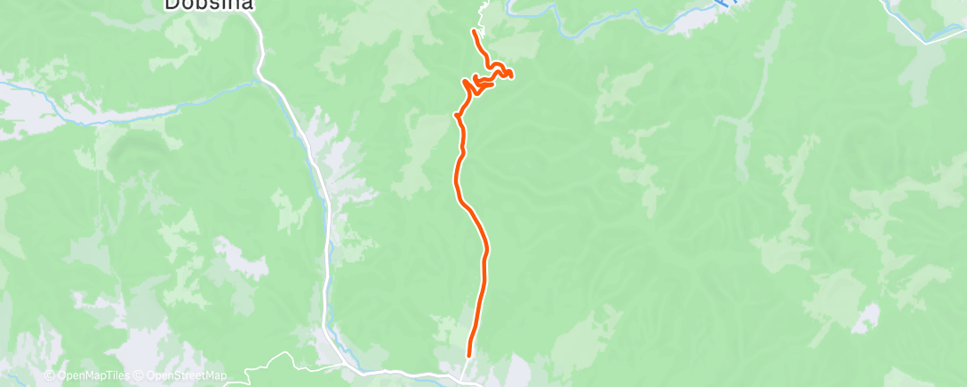 Map of the activity, ROUVY - Sedlo Súľová - Gemerská Poloma