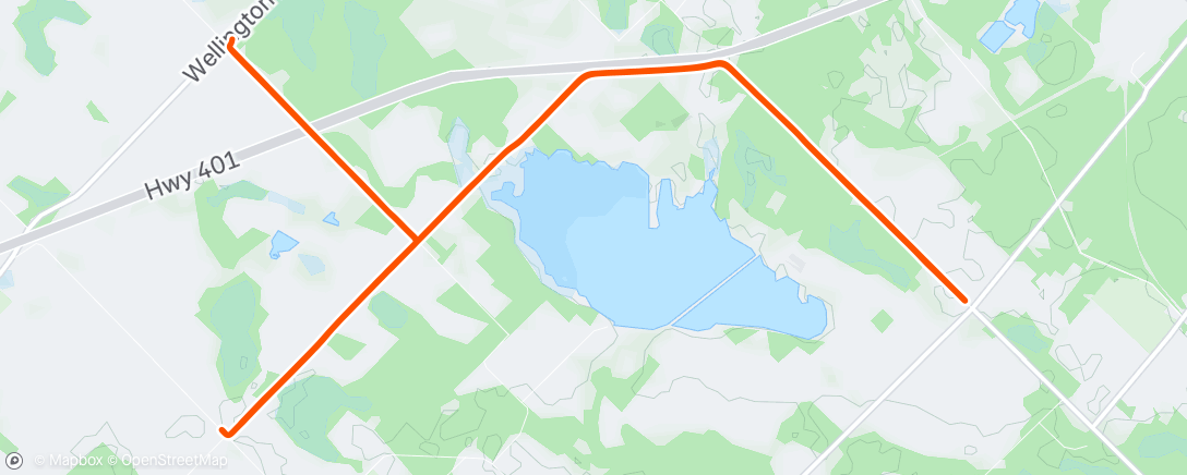 Map of the activity, Morning Ride