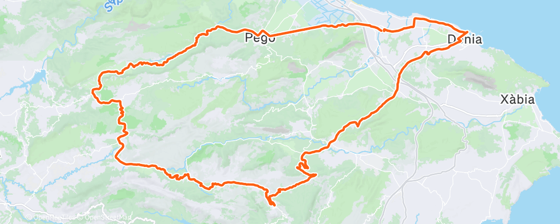 Mapa de la actividad (Sortie vélo le midi)