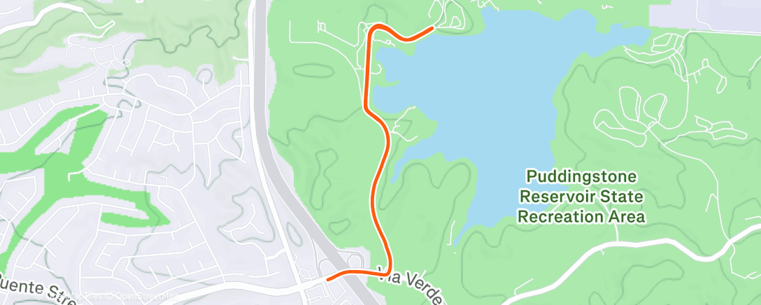 Map of the activity, Morning Workout