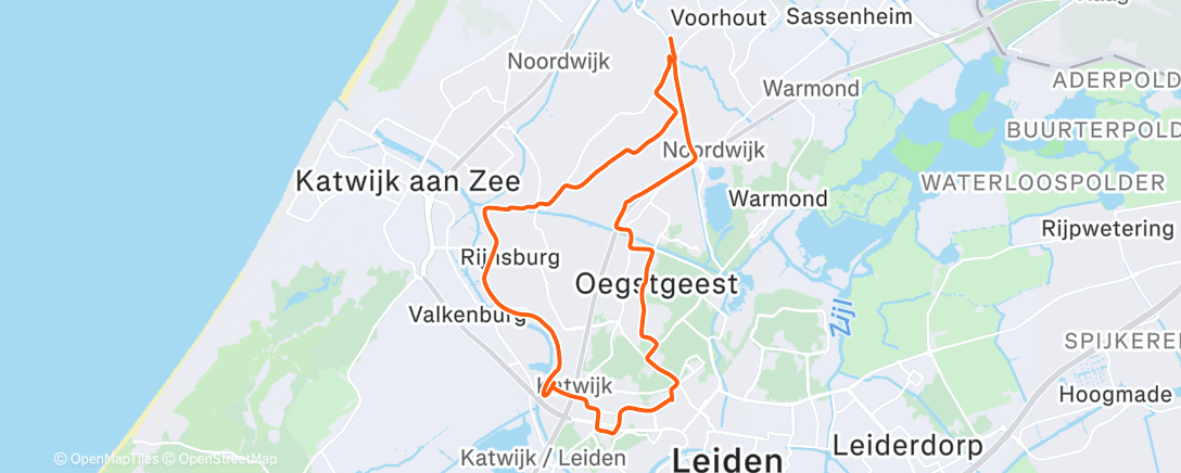 Map of the activity, Middagrit