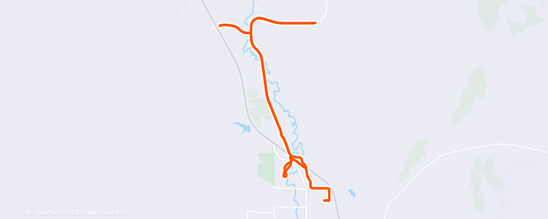 Map of the activity, Afternoon Ride