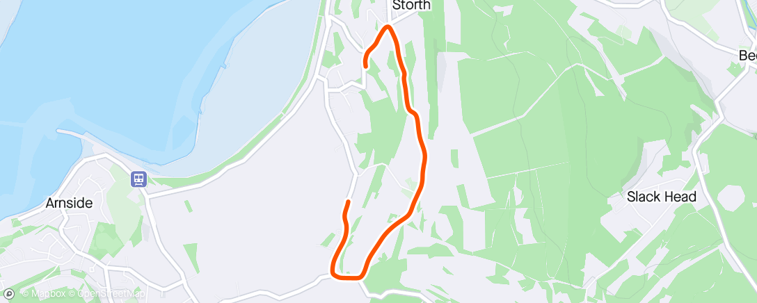 Map of the activity, Run No. 2