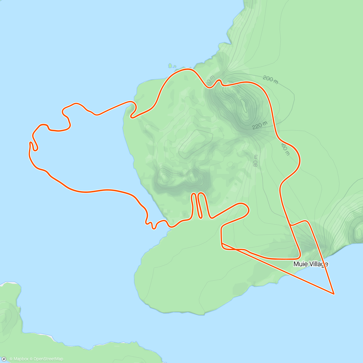 Map of the activity, Zwift - récup