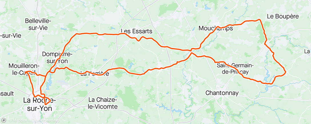 Map of the activity, Prépa' "Séjour Montagnard 🏔️" Sortie 84: Sortie avec le M.S.C (Groupe 1), Côte du moulin des bois sur la grosse plaque ; belle moyenne & belle sortie.