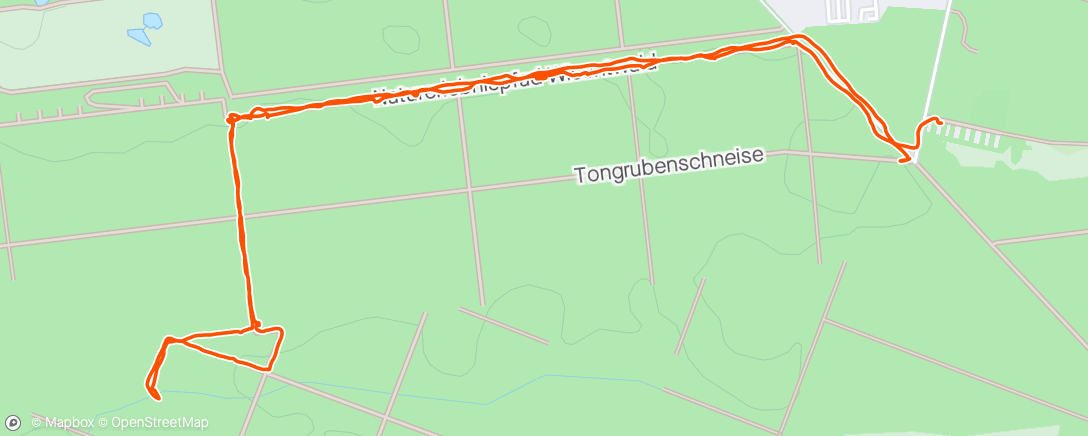 Map of the activity, Test breitefeld