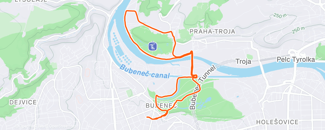 Карта физической активности (Lunch Run)