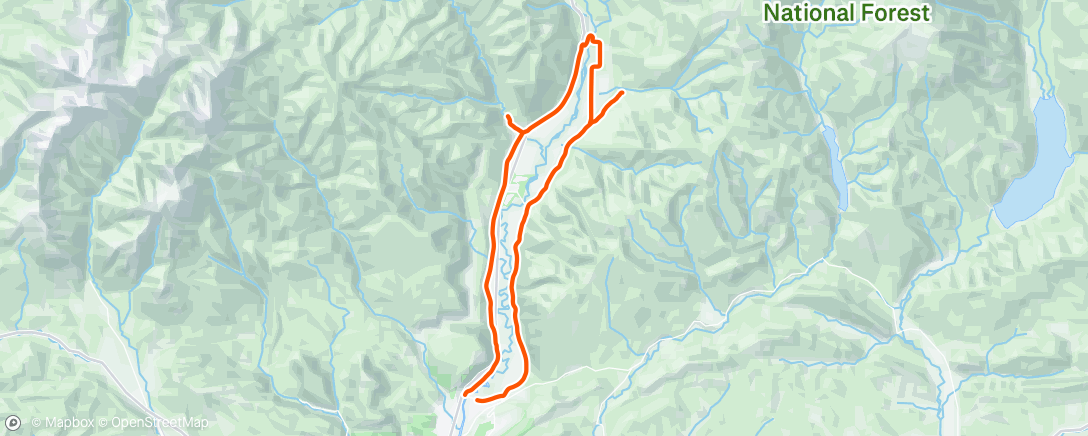 Mapa de la actividad (Cycling)