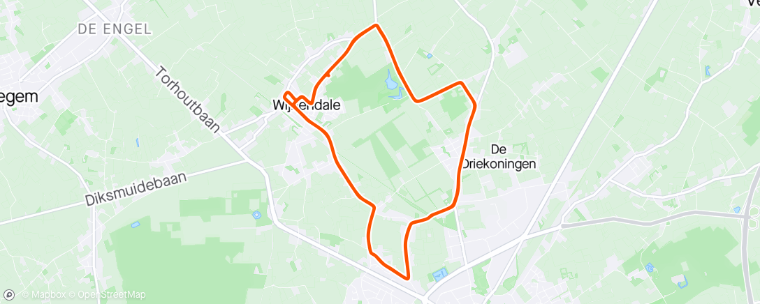 Map of the activity, Losrijdertje