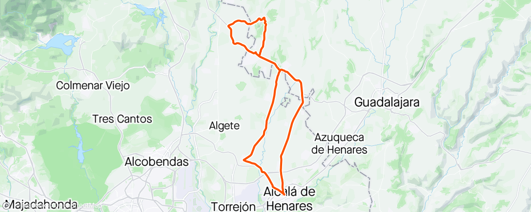 Map of the activity, Ruta nº29 Cortyfader