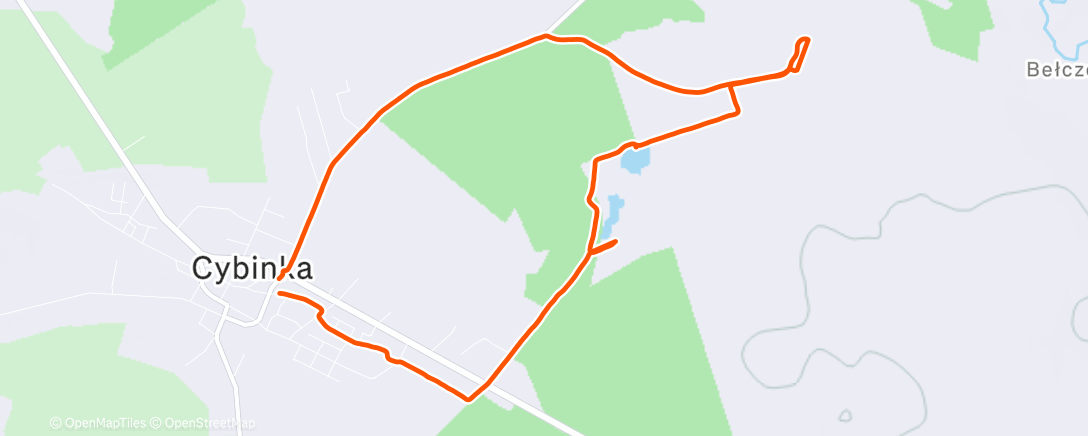 Map of the activity, Biegowe zwiedzanie