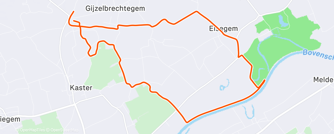 Карта физической активности (Lunch Run)