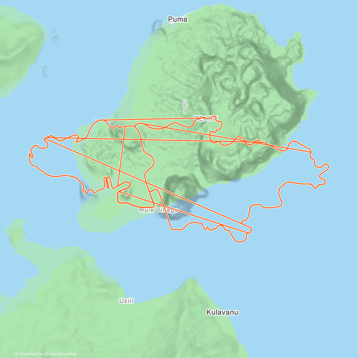 Map of the activity, BJLC Live Muscular Tension and Endurance