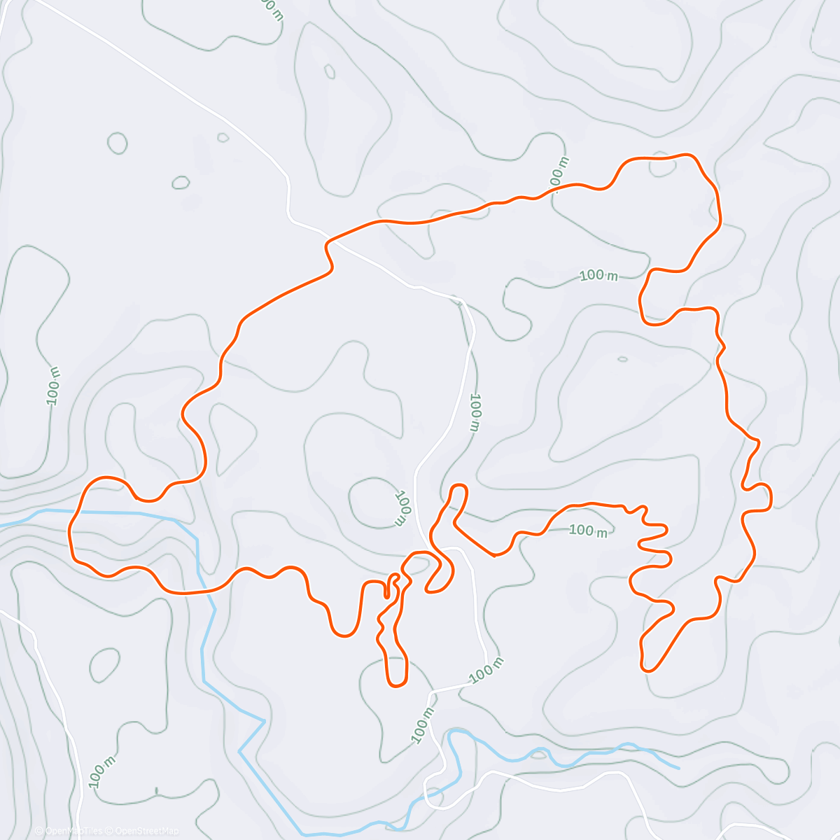 Map of the activity, Zwift - Over, Under and Beyond on Chain Chomper in Makuri Islands
