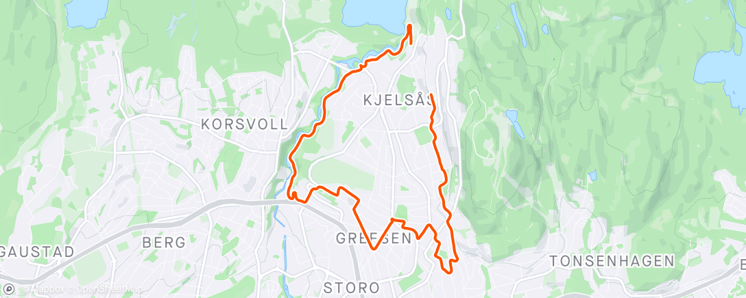Map of the activity, Første tirsdagsintervall 😅