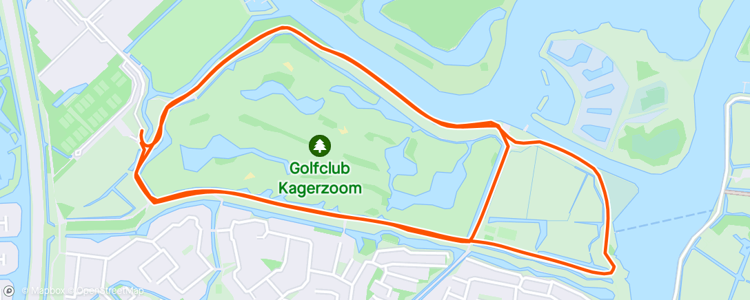 Map of the activity, Kagerzoom parkrun 🇳🇱