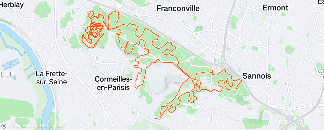 Map of the activity, Challenge des Châtaignes / 23+37 km
2ème course : Les Châtaignes