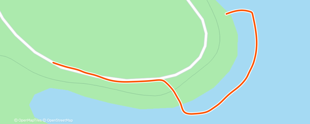 Map of the activity, First run/walk for Juliette and I in a long time.