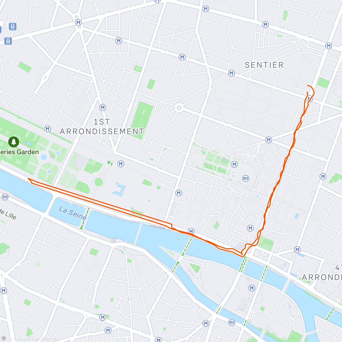 Map of the activity, Cold Run