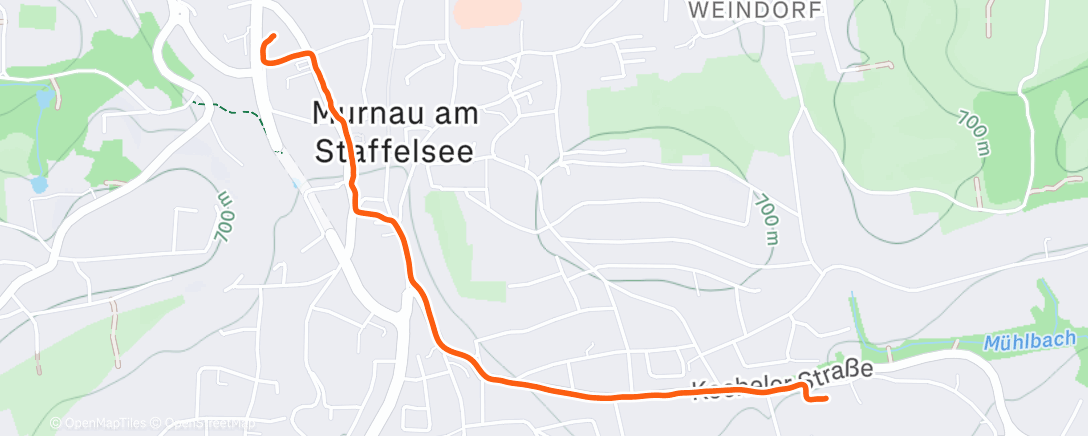 Map of the activity, Morning Ride