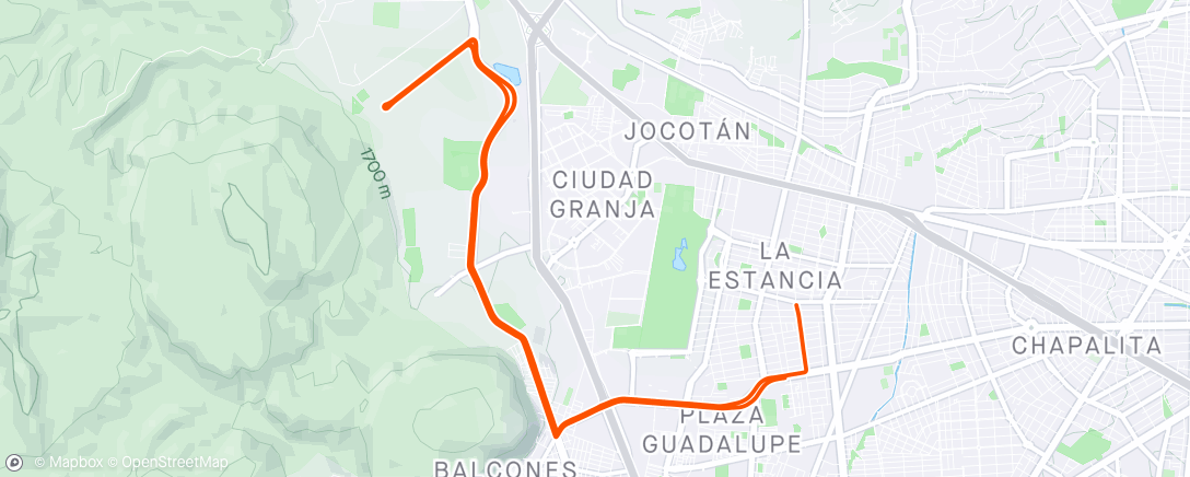 Map of the activity, Fat burning