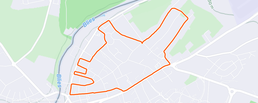 Map of the activity, Marche en soirée