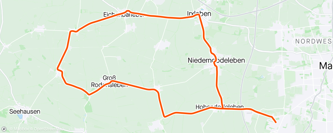 アクティビティ「Fahrt am Nachmittag」の地図